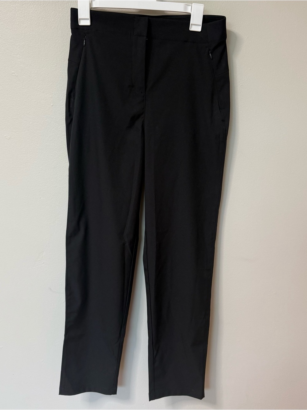 Lole Dress Pants Trousers Navy Women 6 Stretch Zipper Pockets Lightweight Work